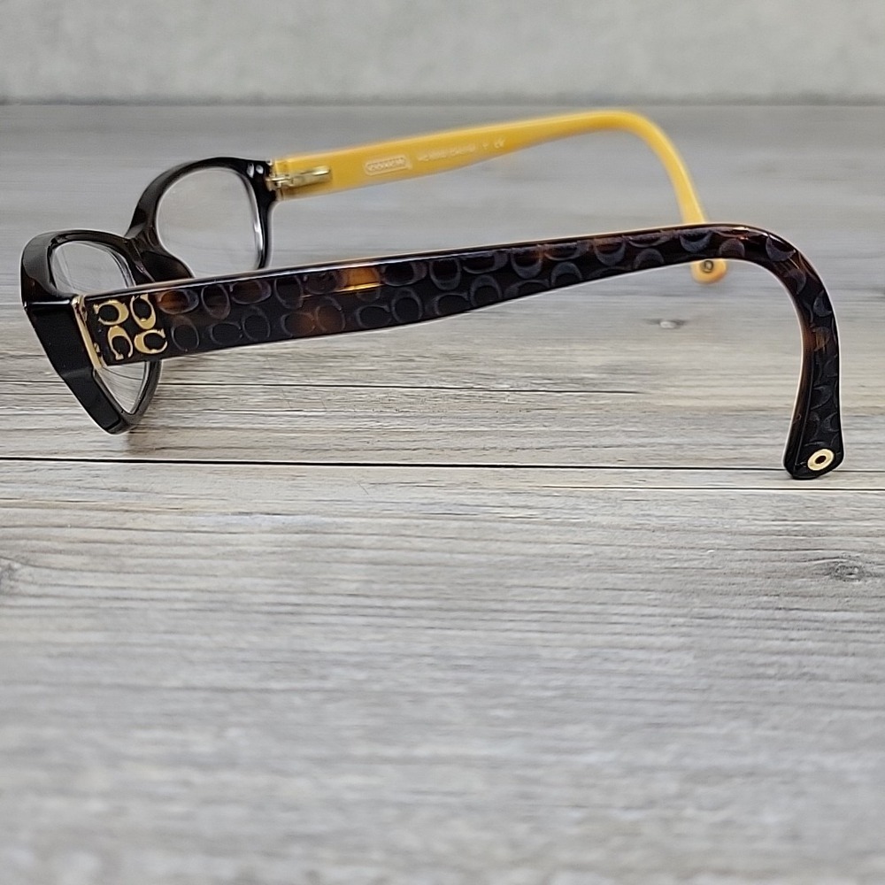 Coach Eyeglasses HC 6002 Cecilia 5055 Dark Tortoise Frames Only 51-16 135‎ - Picture 4 of 14